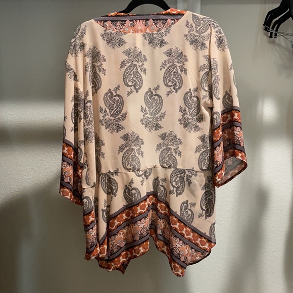 Bohemian Paisley Pattern Cardigan - Picture 5 of 7